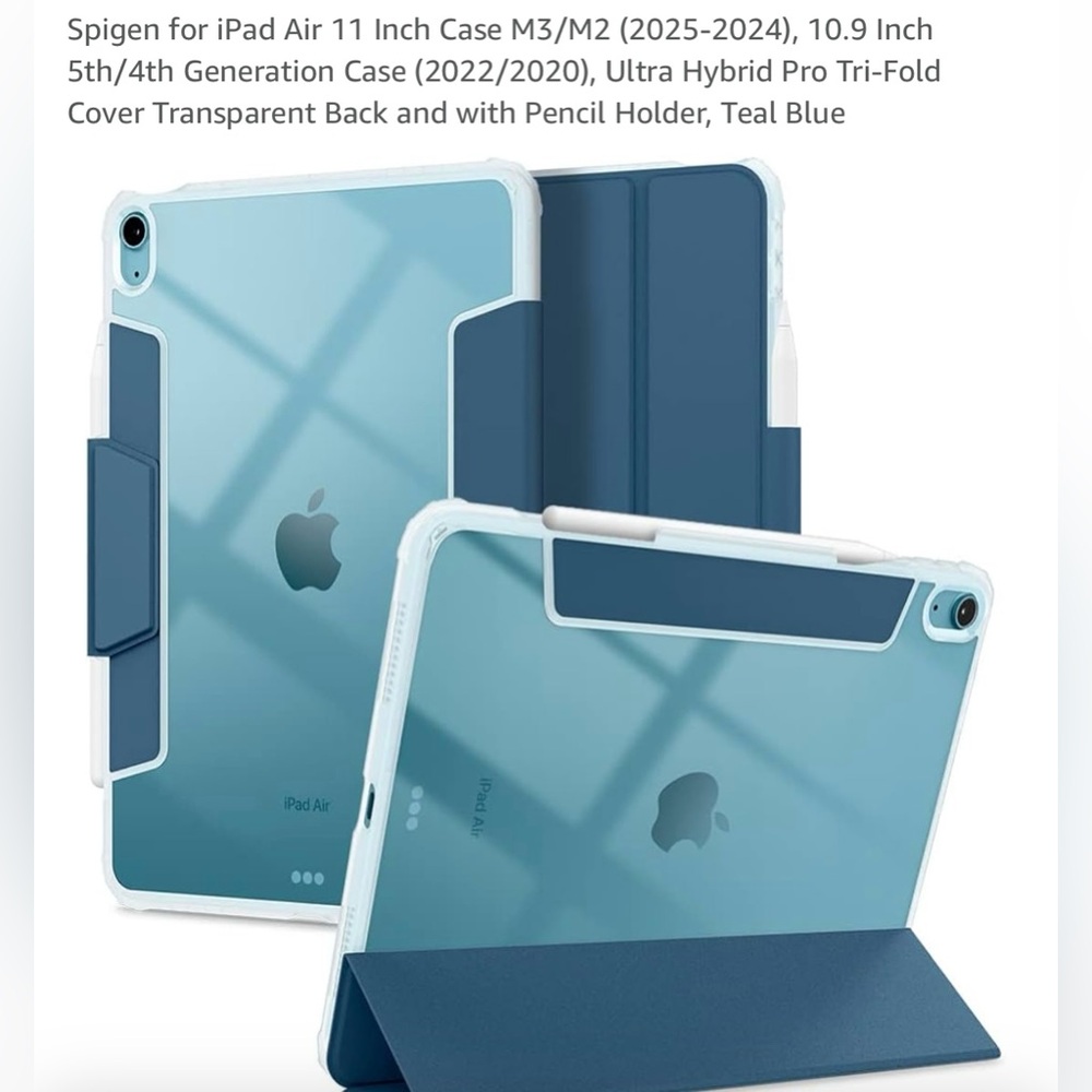 Spigen Ultra Hybrid Pro Case for iPad Air - Blue